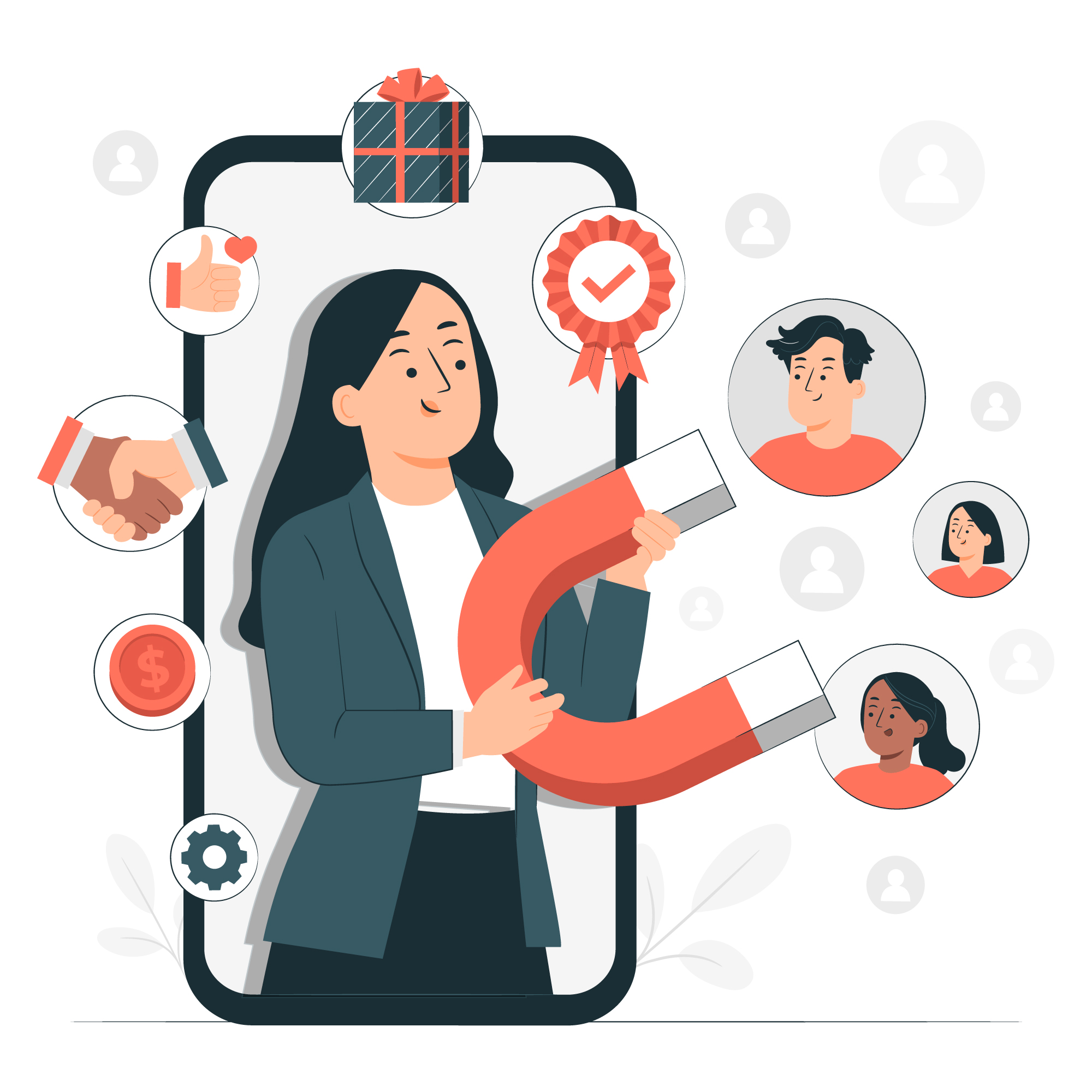 Unleashing Irresistible Fintech Content Marketing | Bandera Agency The image illustrates the concept of brand loyalty