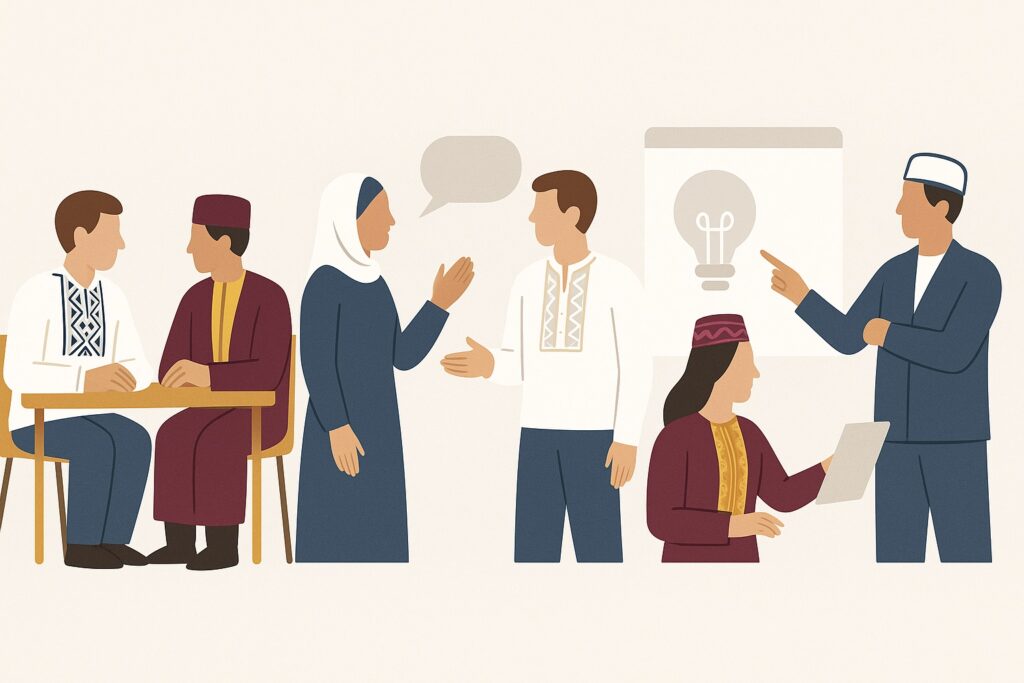 From Kyiv to Tashkent: Lessons in Multicultural Teamwork Multicultural work styles infographic