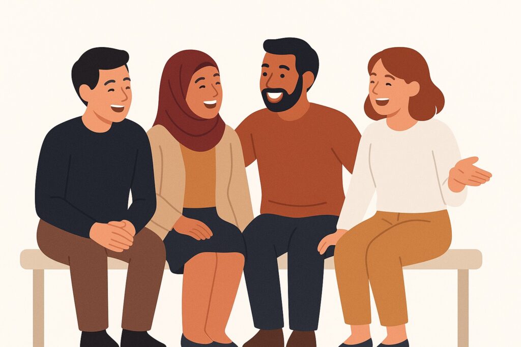 From Kyiv to Tashkent: Lessons in Multicultural Teamwork Multicultural team harmony illustration